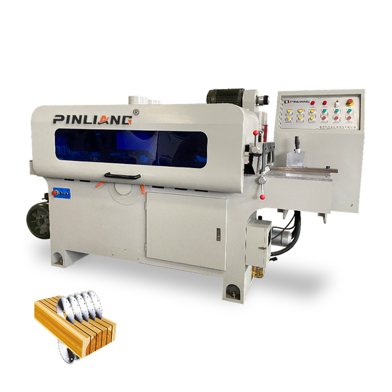 PINLIANG MJ9430A Auto feeding multi rip saw woodworking multi blade rip saw machine