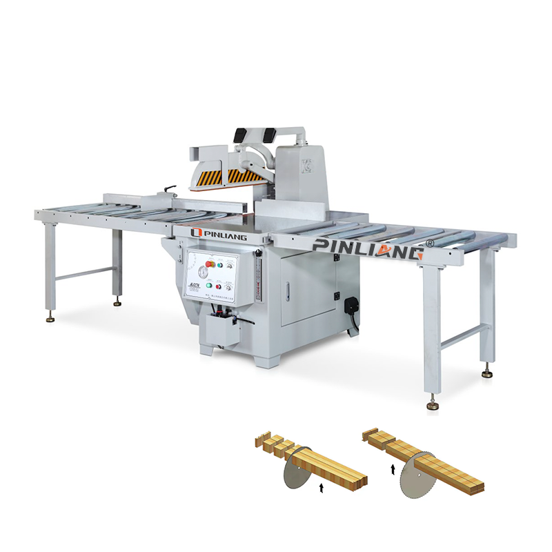 PINLIANG industrial Wood Cross Cutting Machine woodworking jumping saw pneumatic cross cut off saw machine